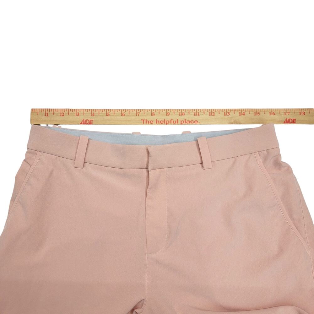 Nike Golf Shorts Mens 32 Pink Peach Dri-Fit Flat Front V-Notch Chino Active - Picture 8 of 10